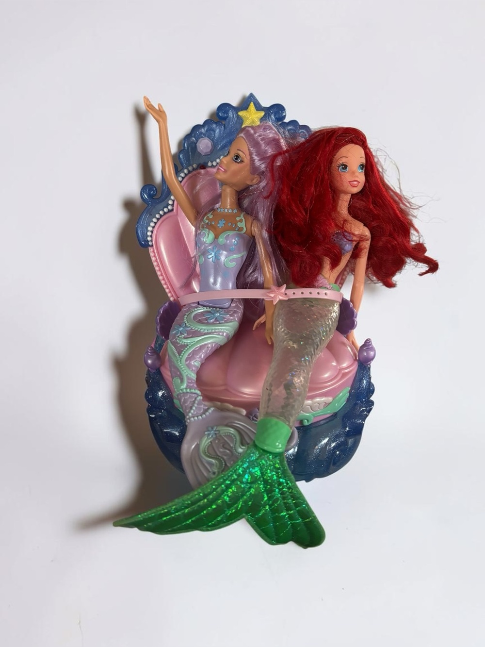 Gift for Disney Fans Ariel Barbie Mermaid Vanity Playset Working
